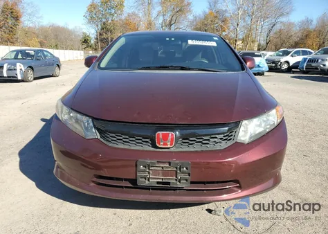2012 Honda Civic Lx из США, поврежденный, VIN 19XFB2F52CE360952